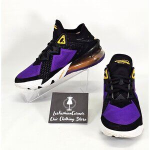 Nike Men's Purple/Gold Mesh Lebron 18 Low ACG Terra Lakers Sneakers Sz 7.5 1775